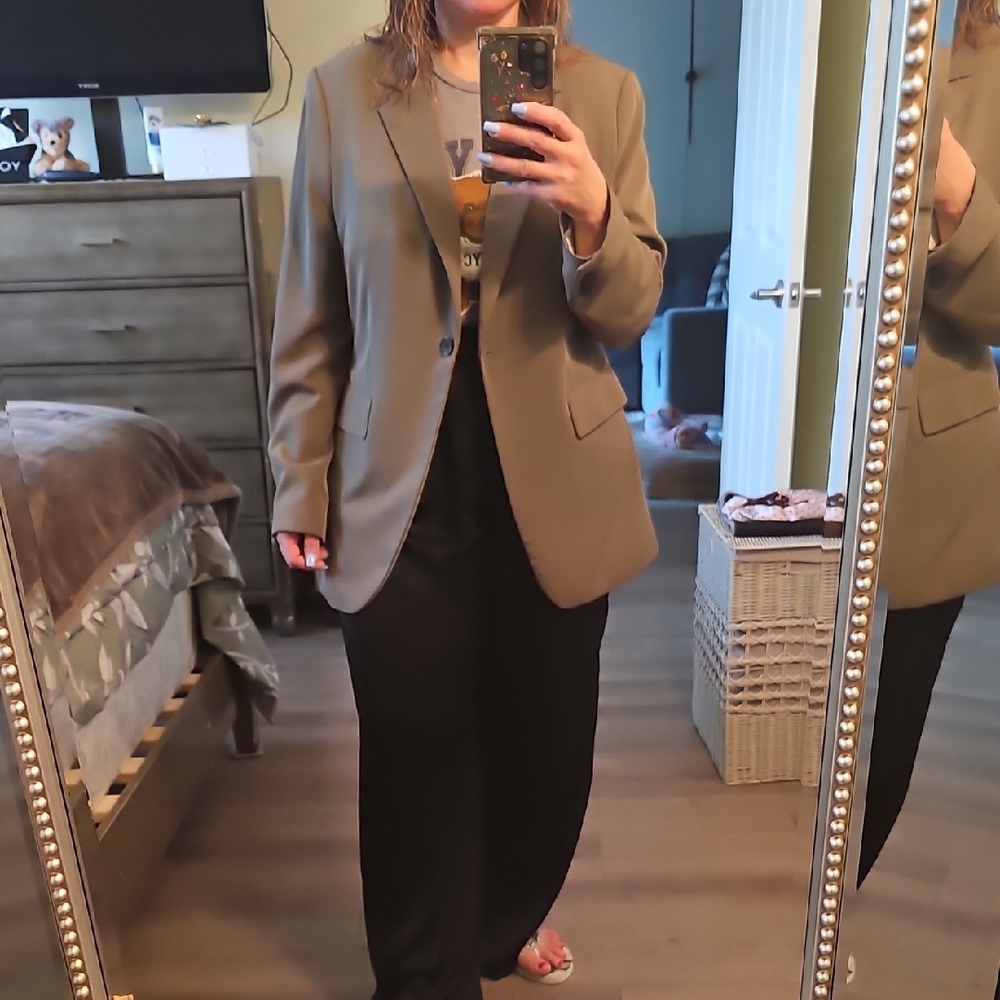 H&M Olive Blazer